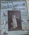 when good all summertime comes around vintage Golf Sheet music